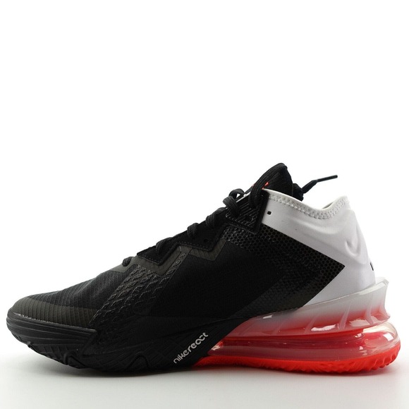 Nike Lebron 18 Low Heart of Lion Shoes Black White Crimson CV7562-002 Mens 9 main image 10